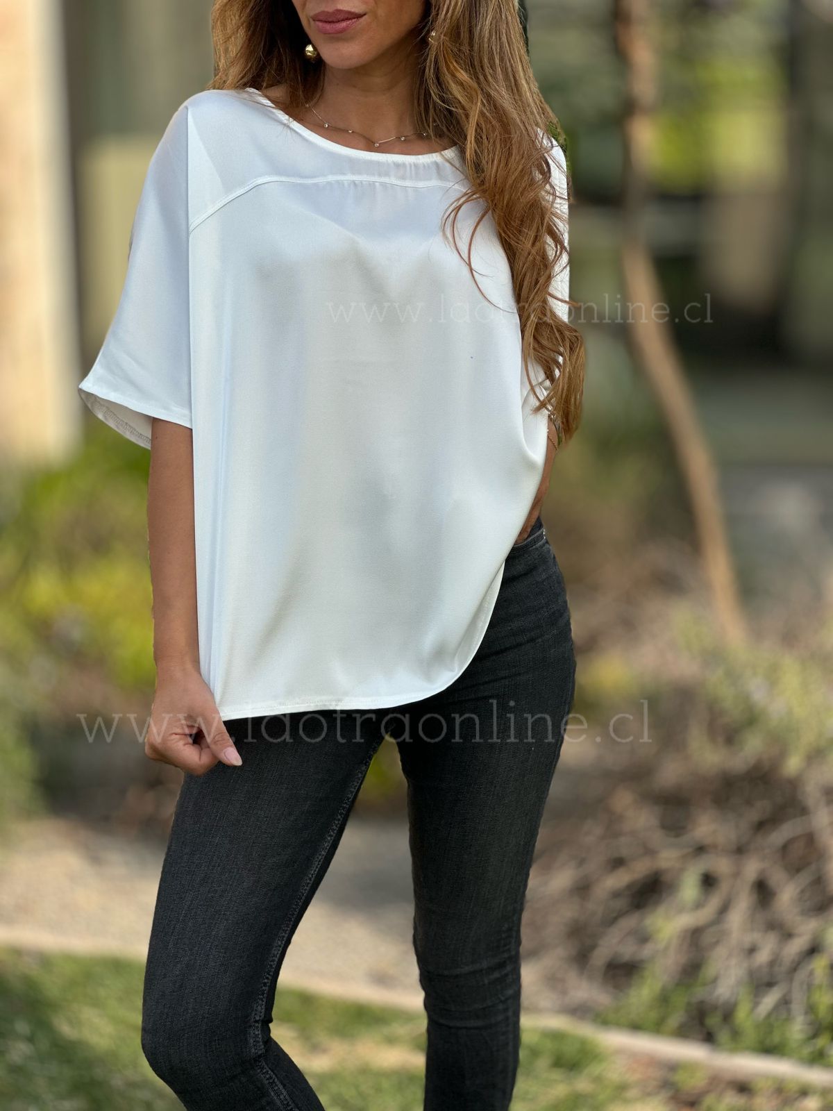 Polera Milano perla