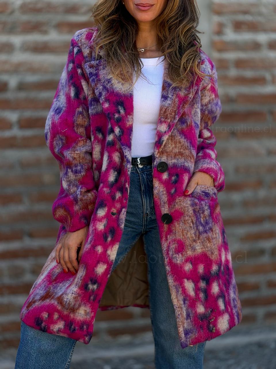 Abrigo Florencia fucsia