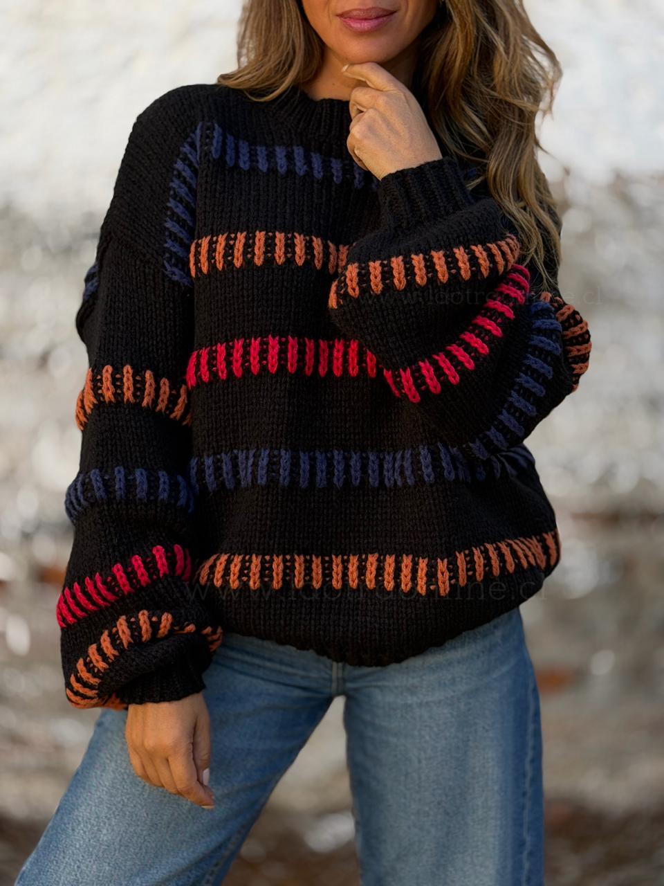 Sweater Grecia negro