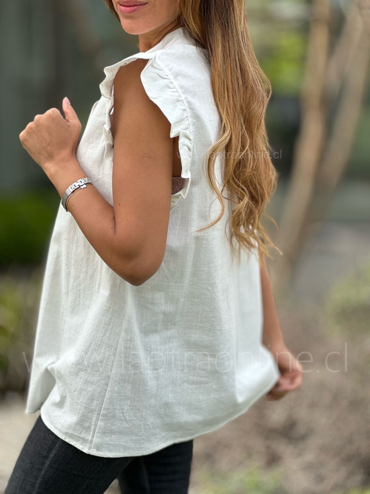 Blusa El Carmen blanco