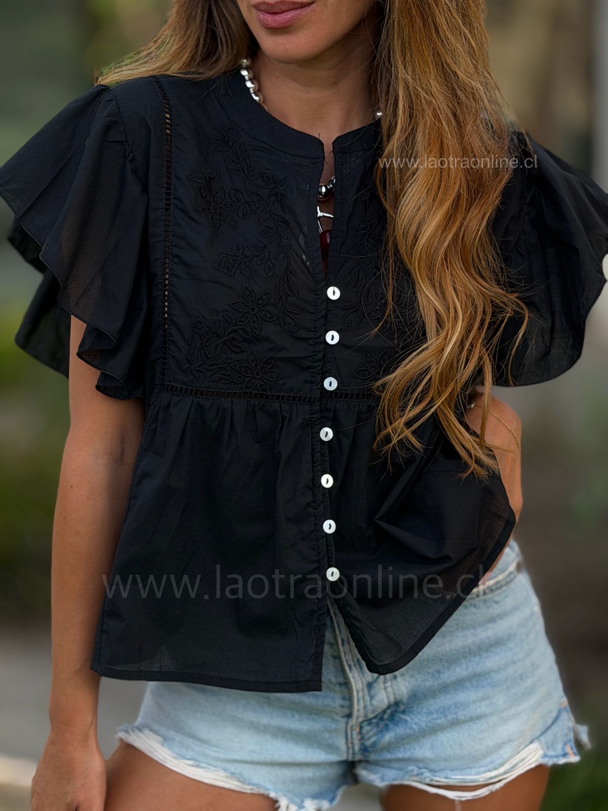 Blusa Encantadora negro