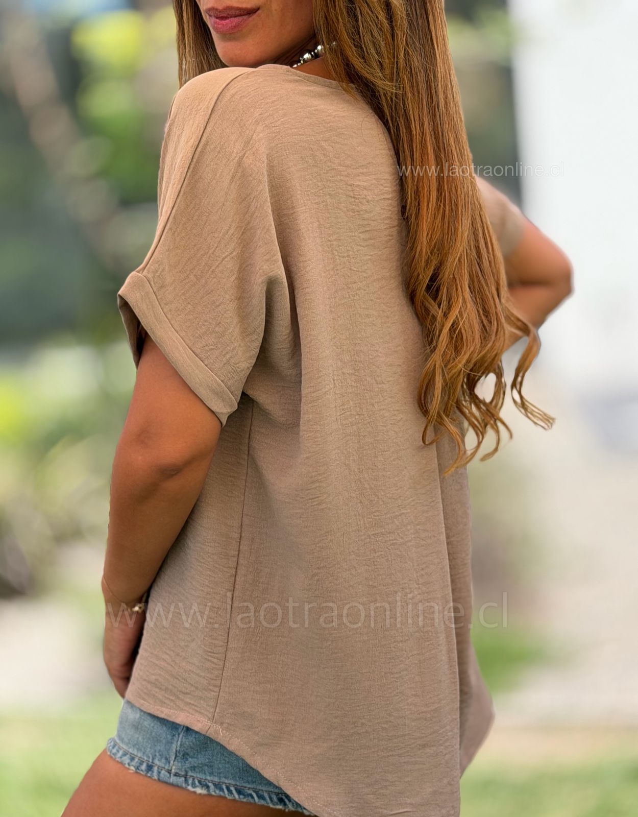 Polera Dakota camel