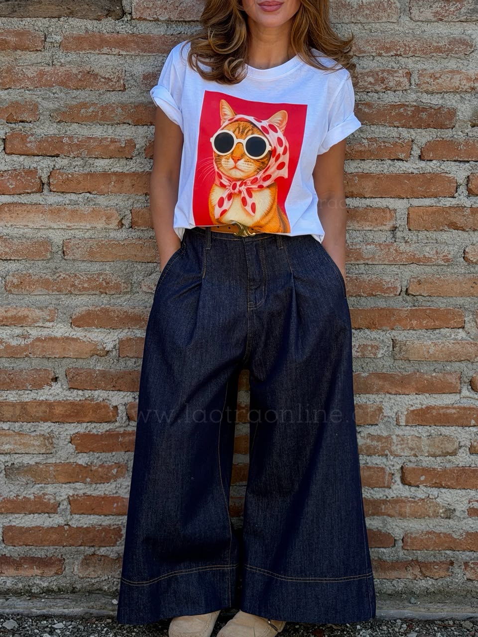 Polera Cat rojo