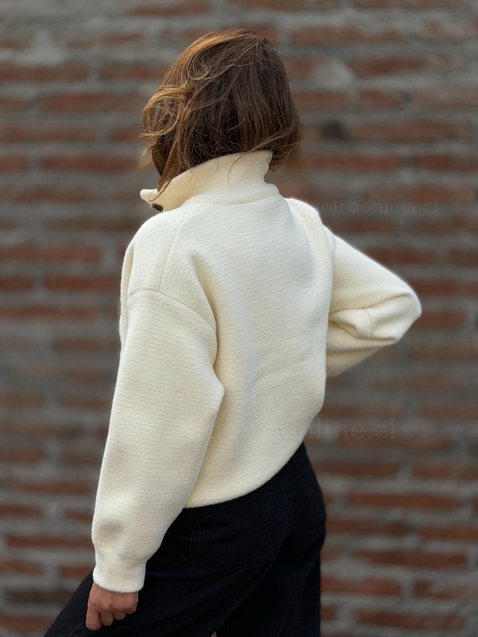 Chaqueta Paño bella crema