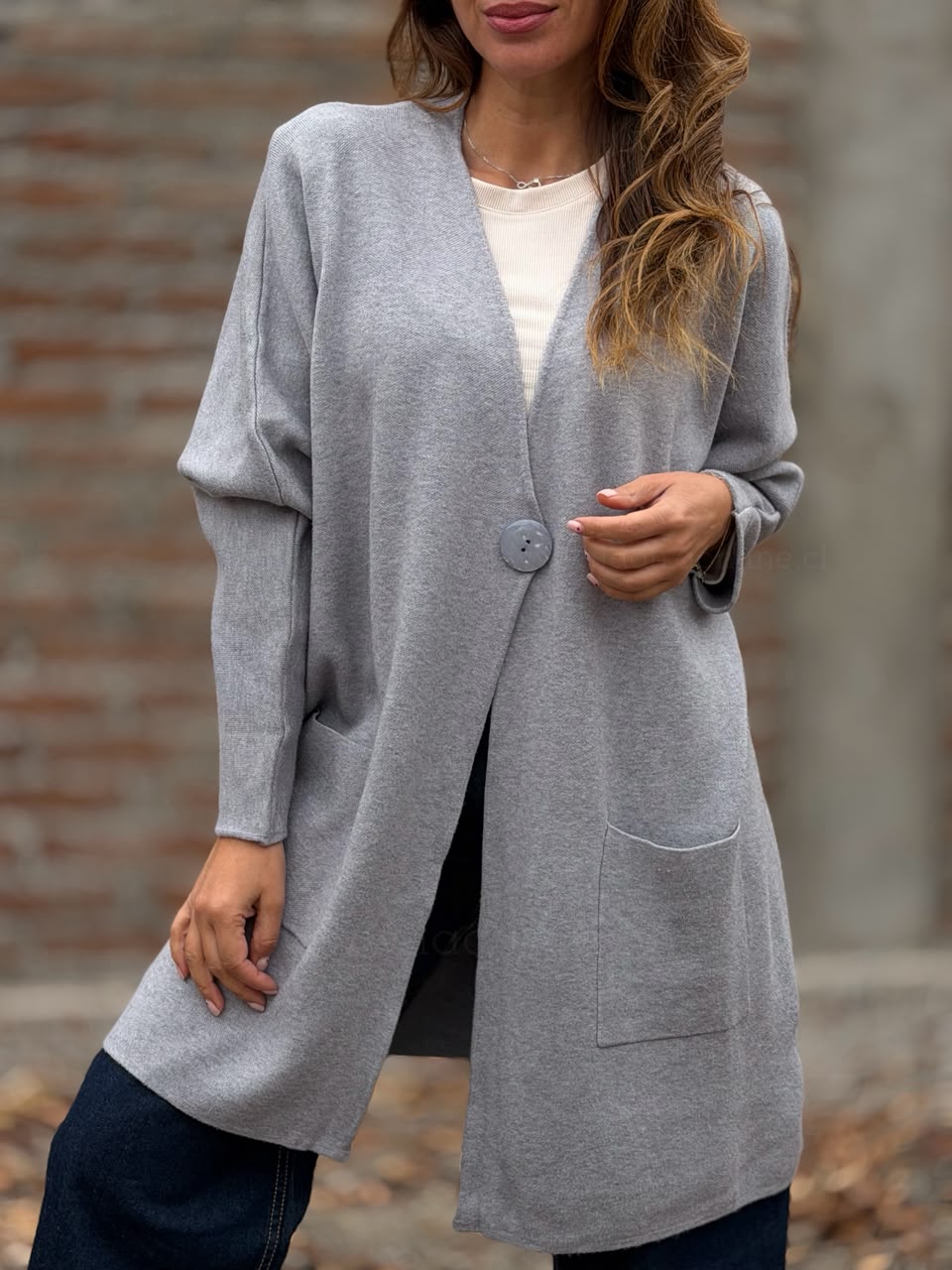 Chalecón Maravilla gris
