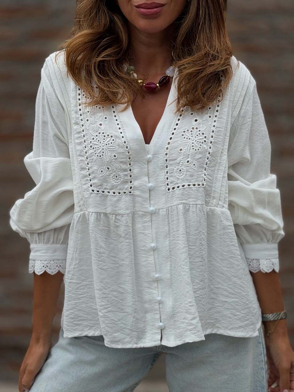 Blusa Los Angeles blanco