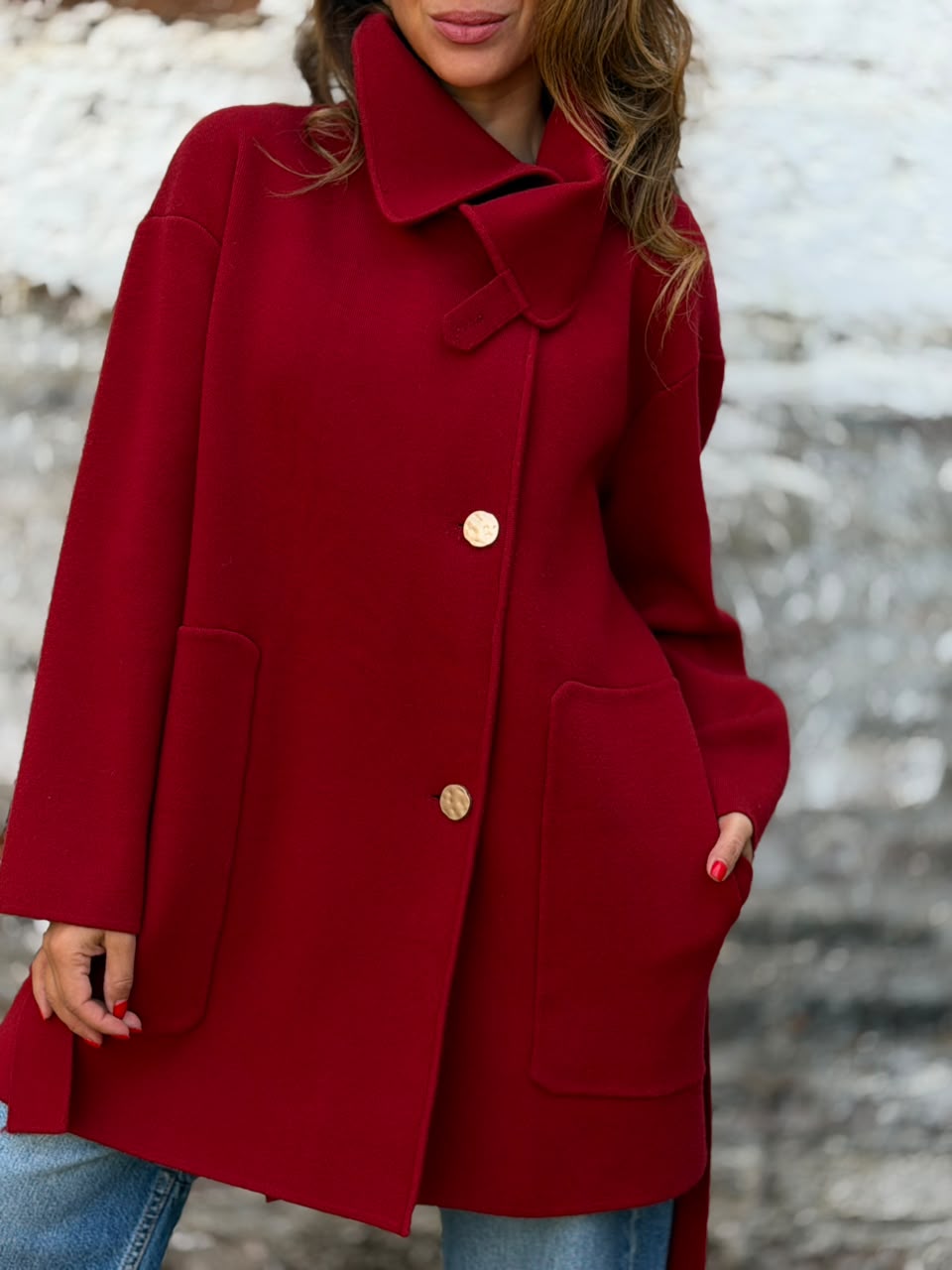 Abrigo Diana rojo