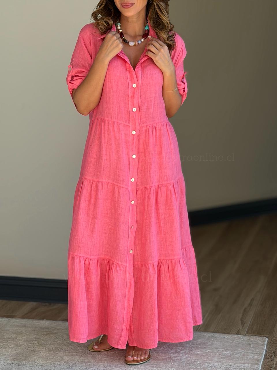 Vestido Lino cora