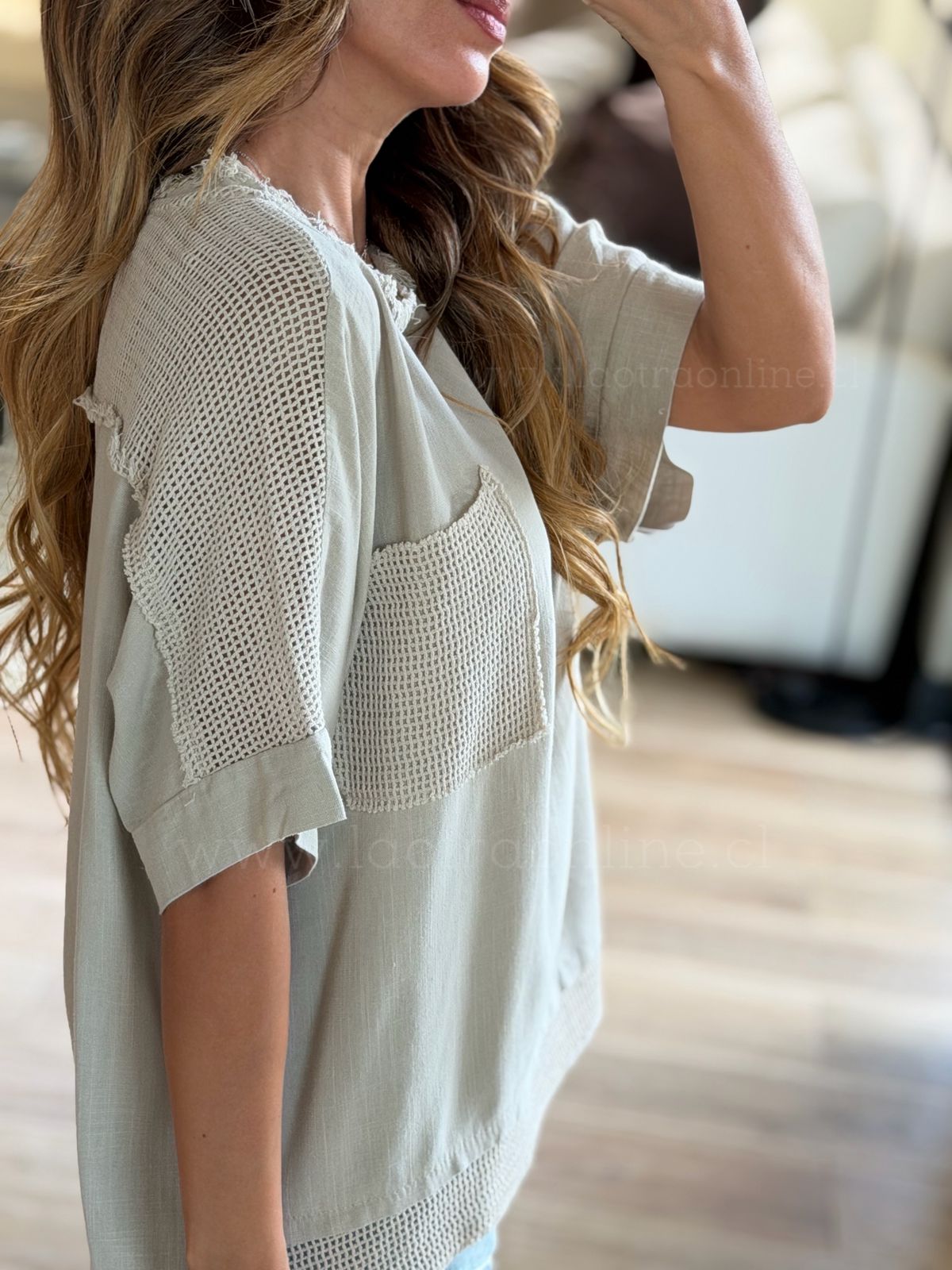 Blusón Misuri taupe