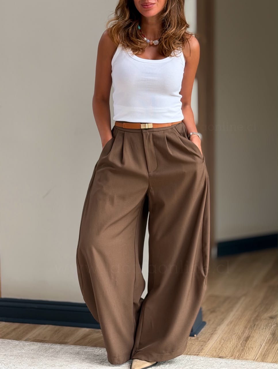 Pantalón Caribe marrón