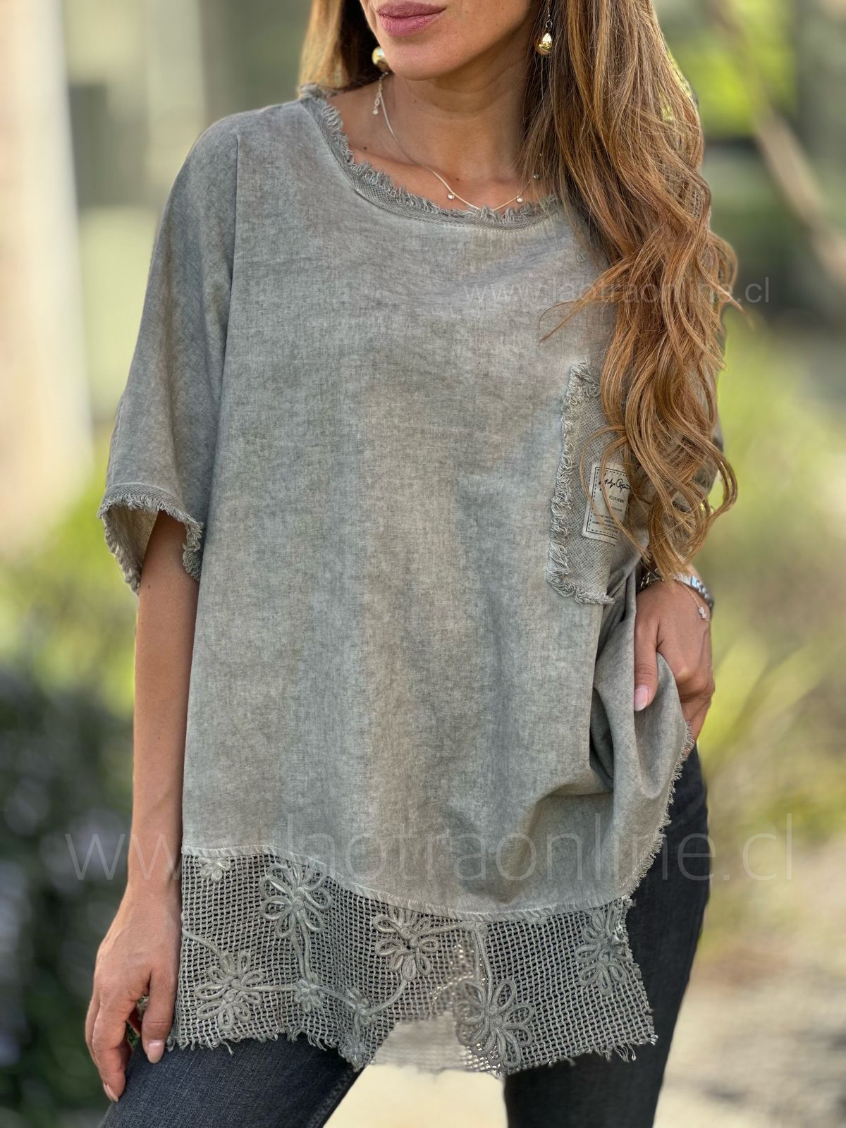 Polera Austral taupe