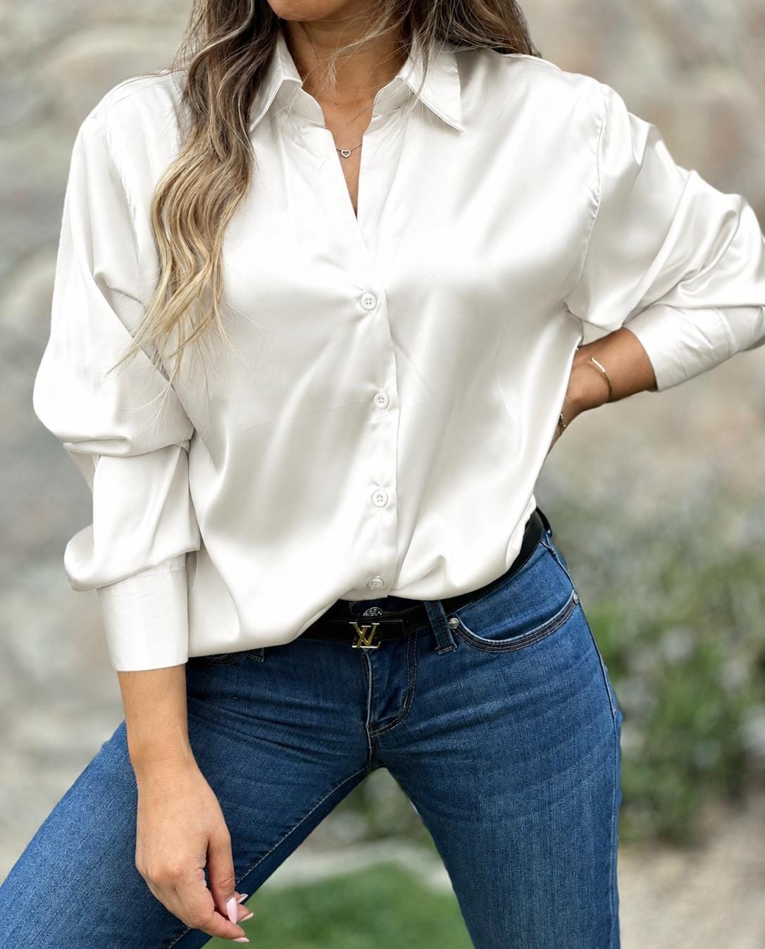 Blusa París perla - S/M