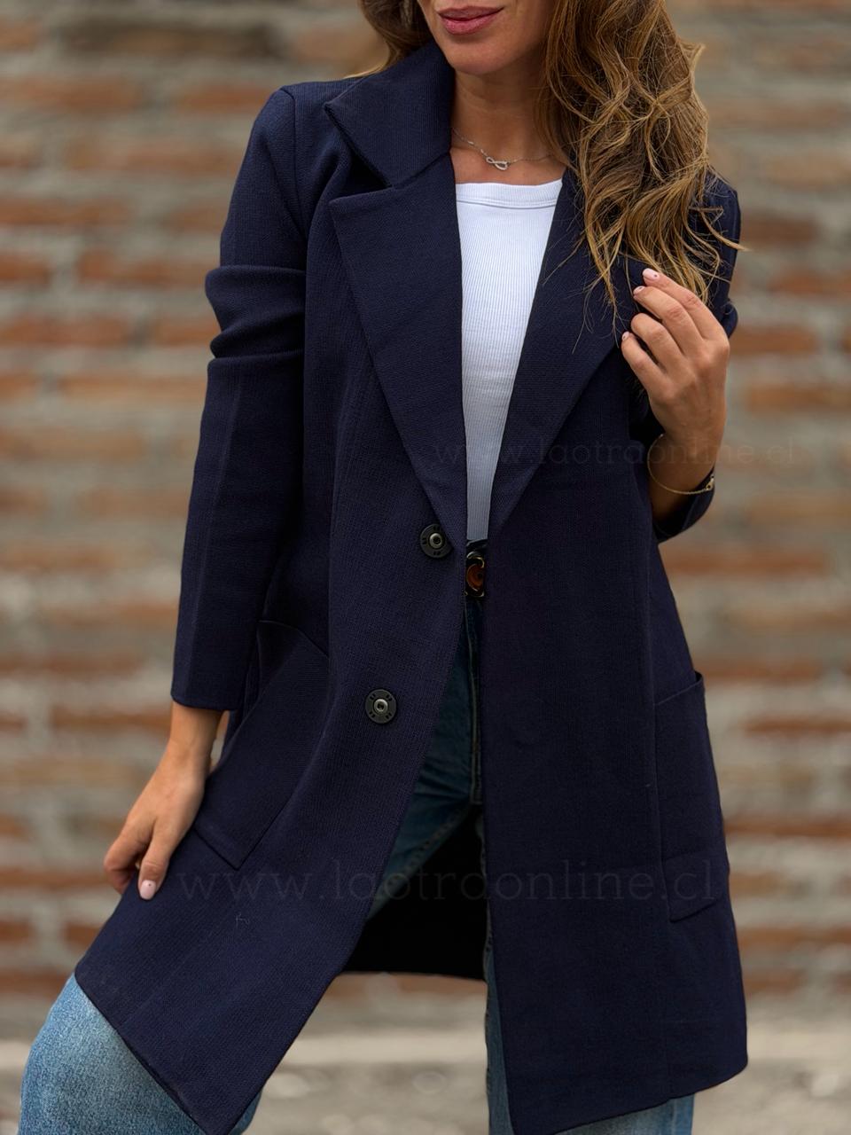 Abrigo Asombroso azul