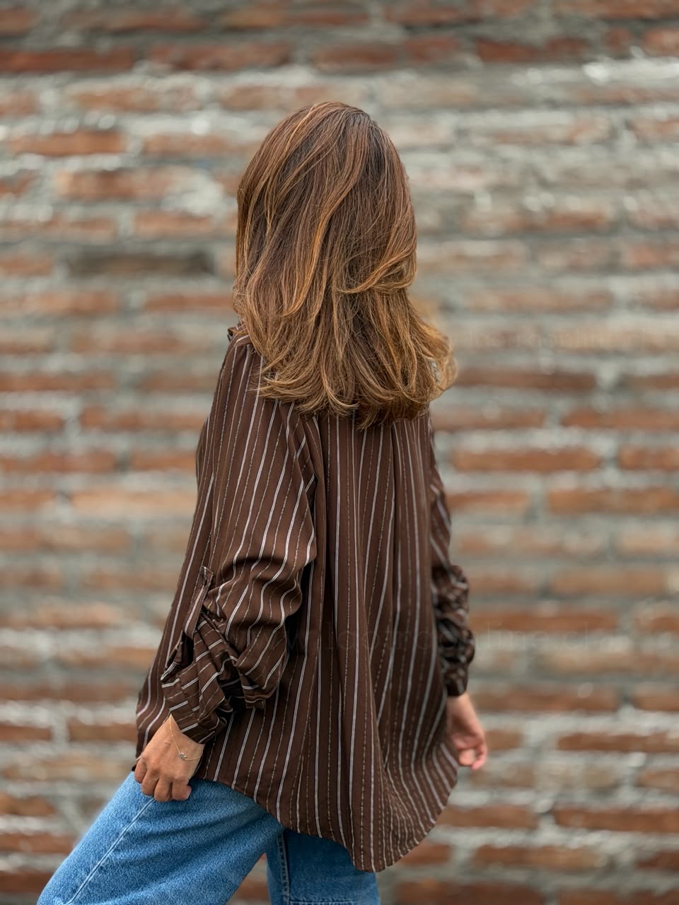 Blusa Birmingham marrón