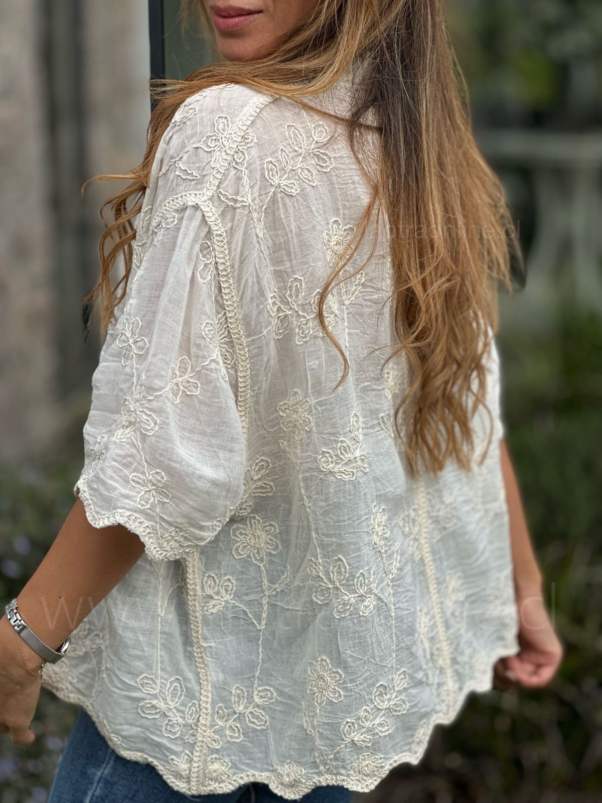 Blusa Rupe crema