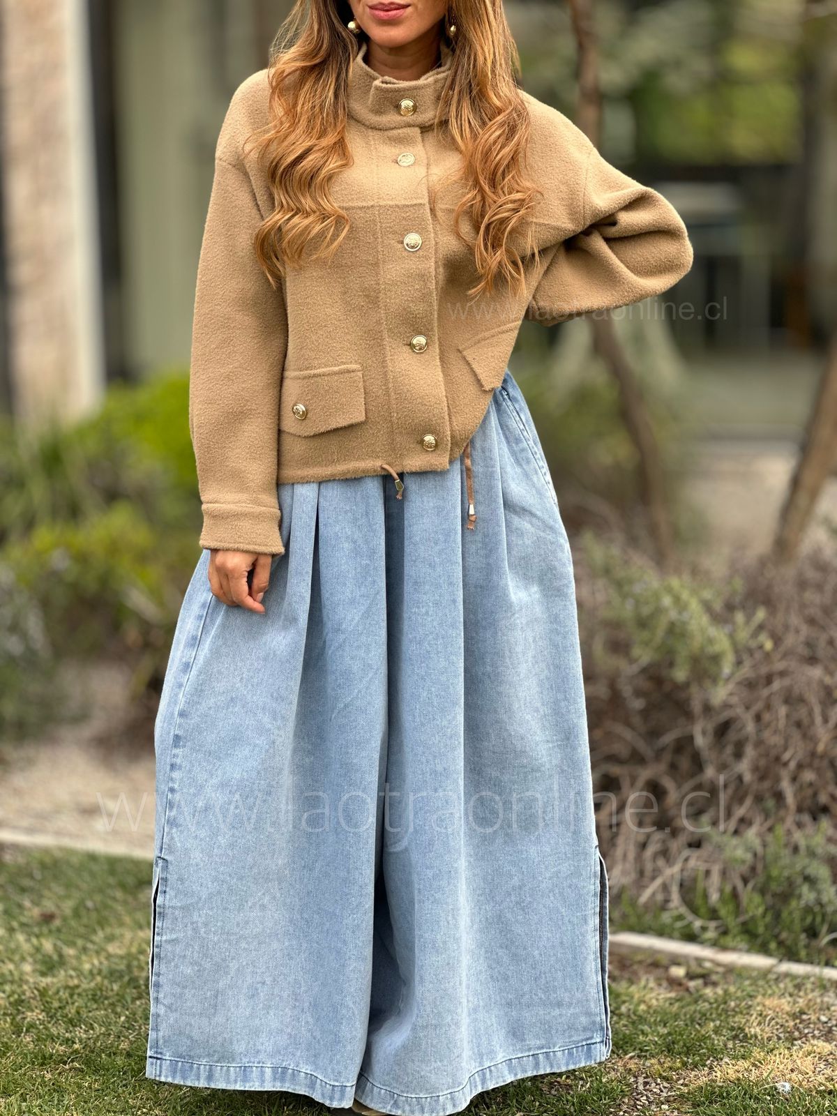 Abrigo/Chaqueta Sol camel