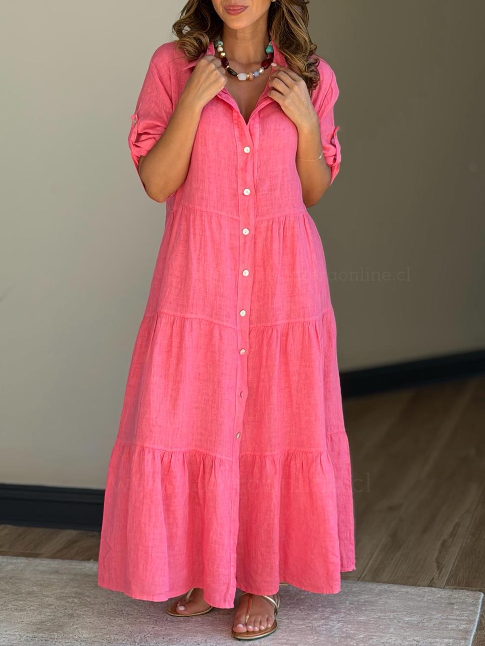 Vestido Lino cora