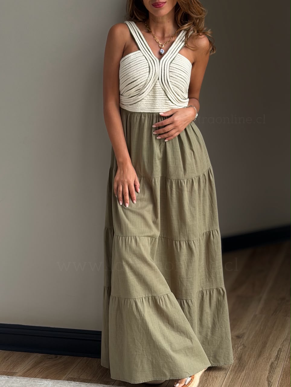 Vestido Jamaica olivo