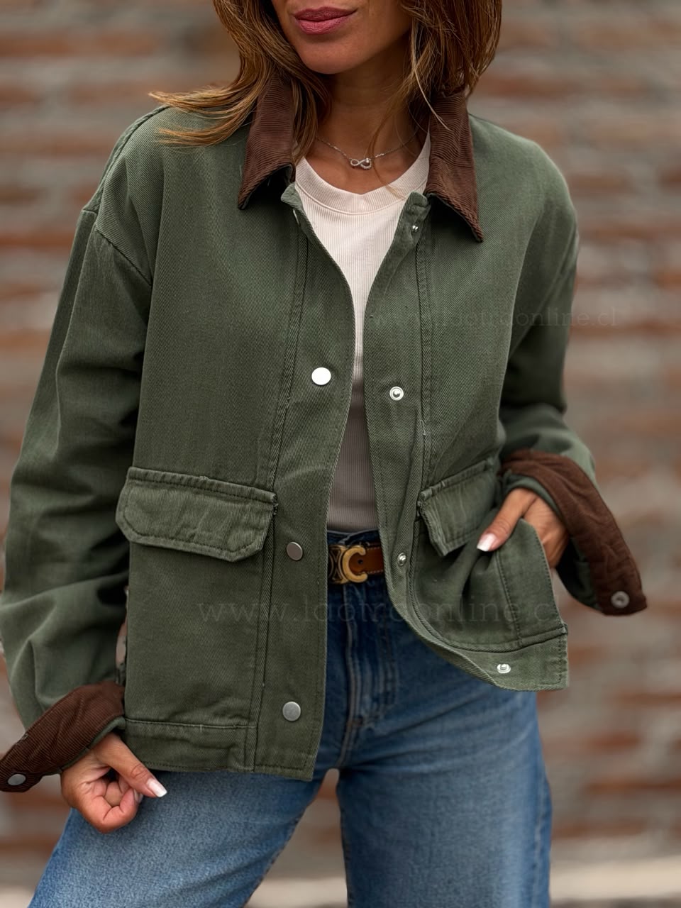 Chaqueta Génova verde