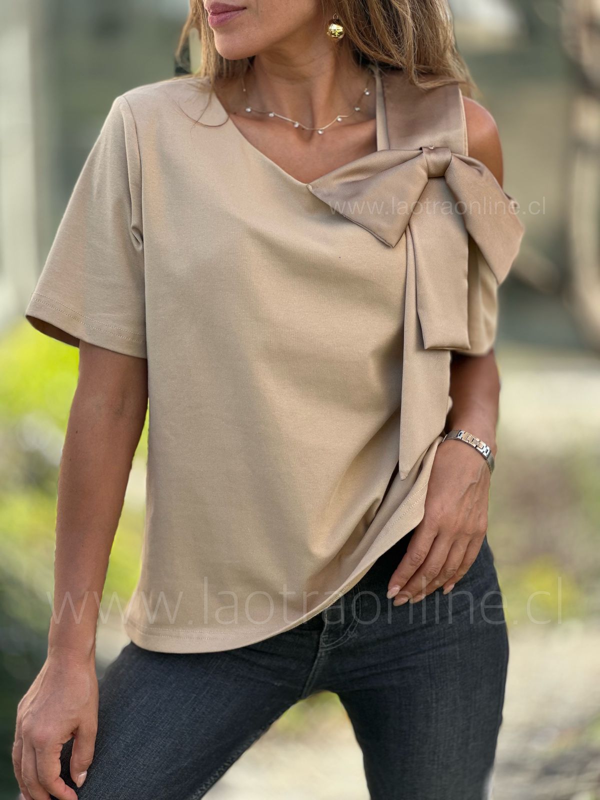 Blusa Rose camel