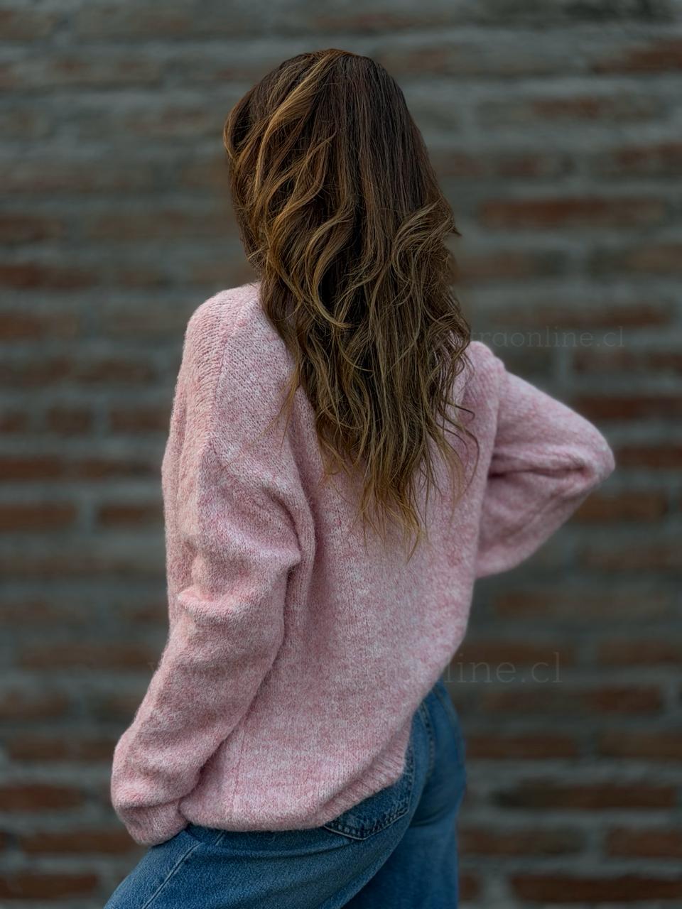 Sweater Flower rosa