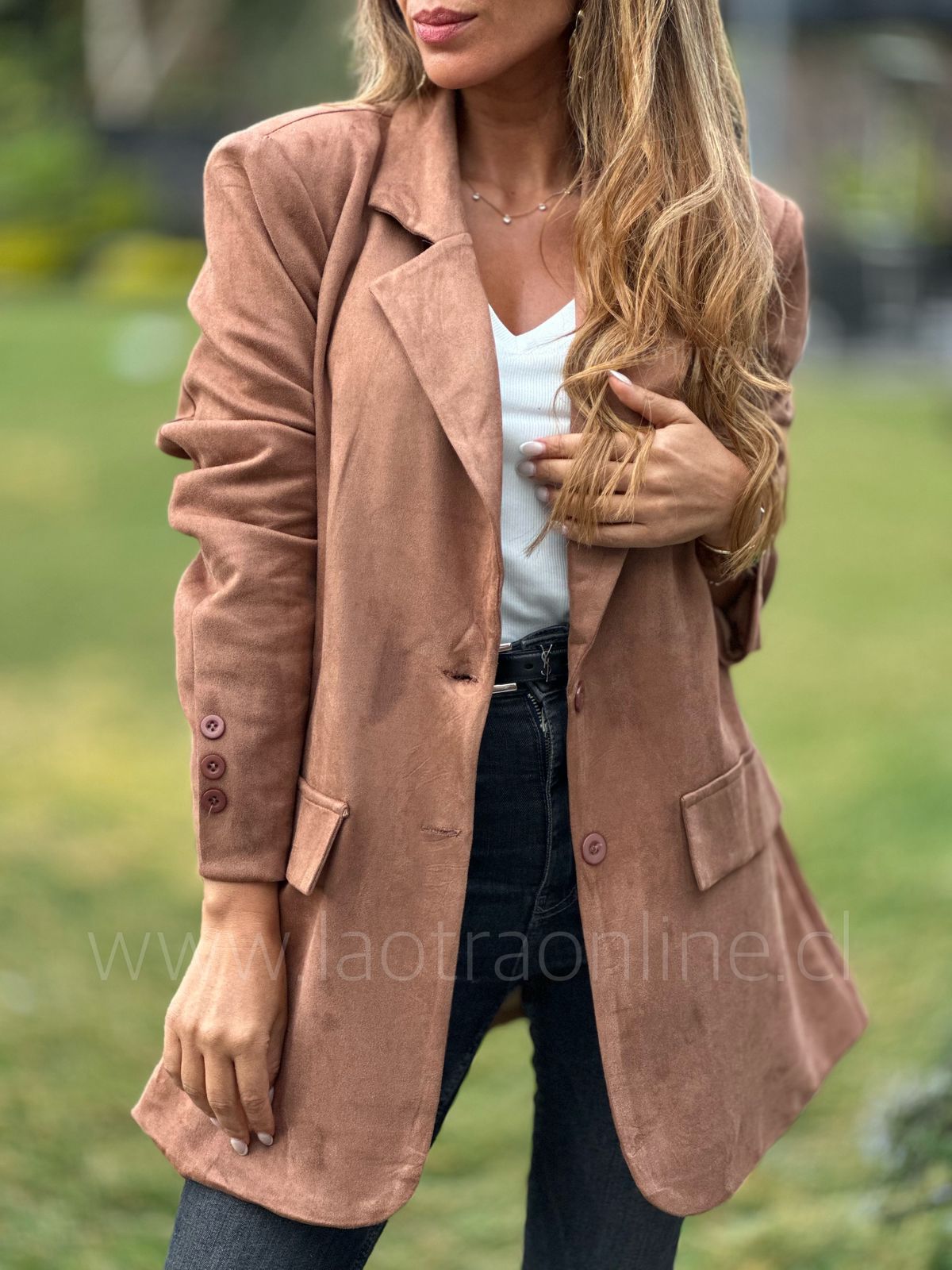 Blazer forrado Suede toffe