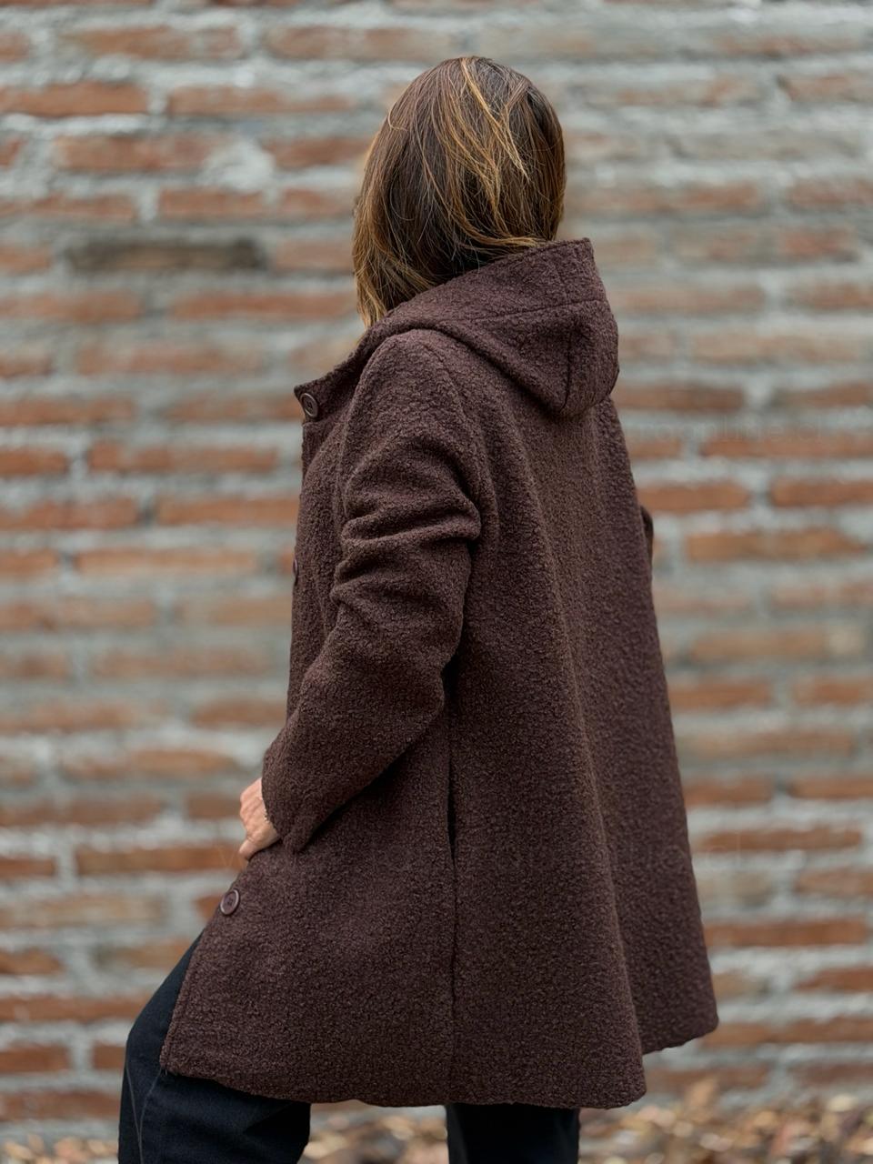 Abrigo Boucle choco