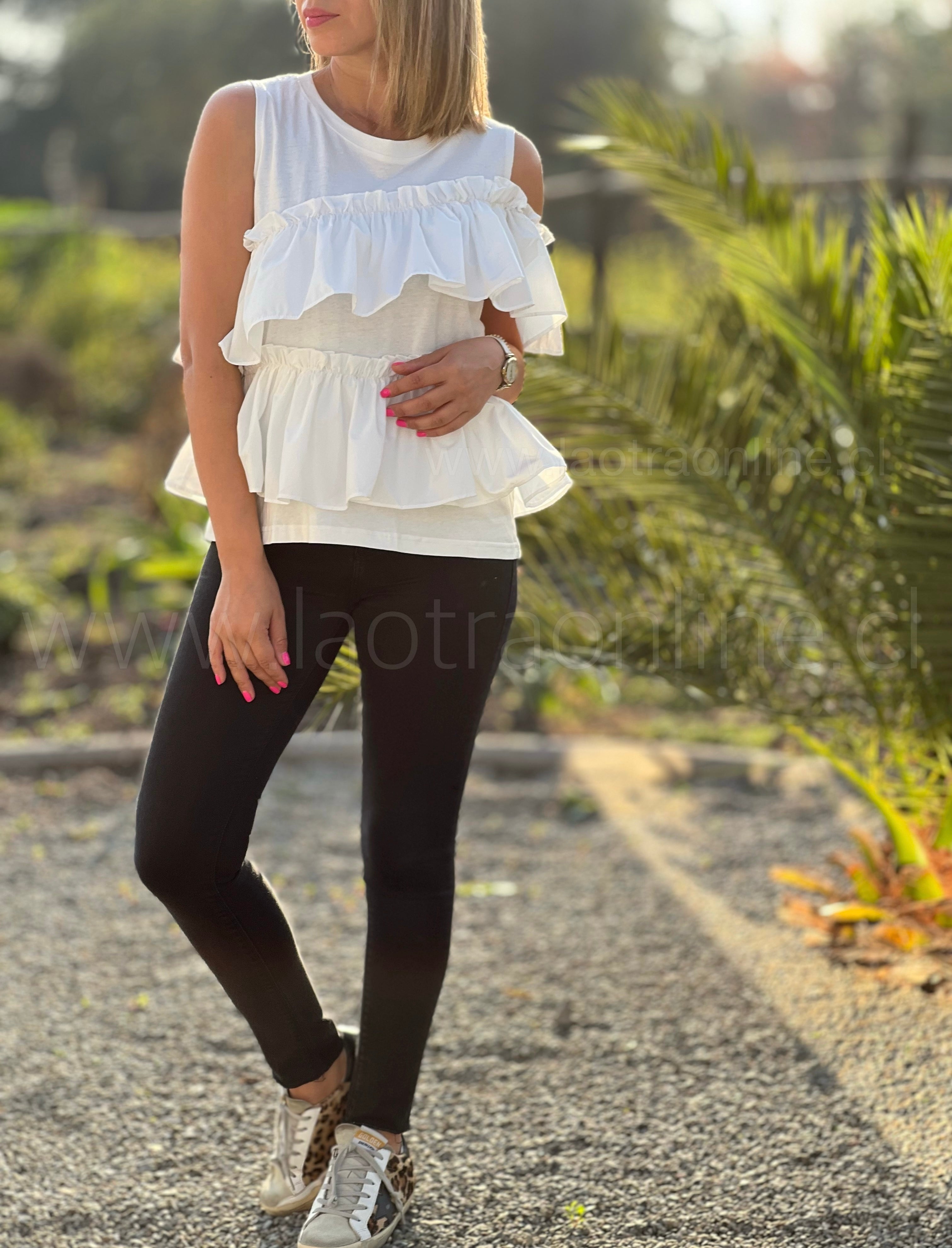 Polera Carrie blanco