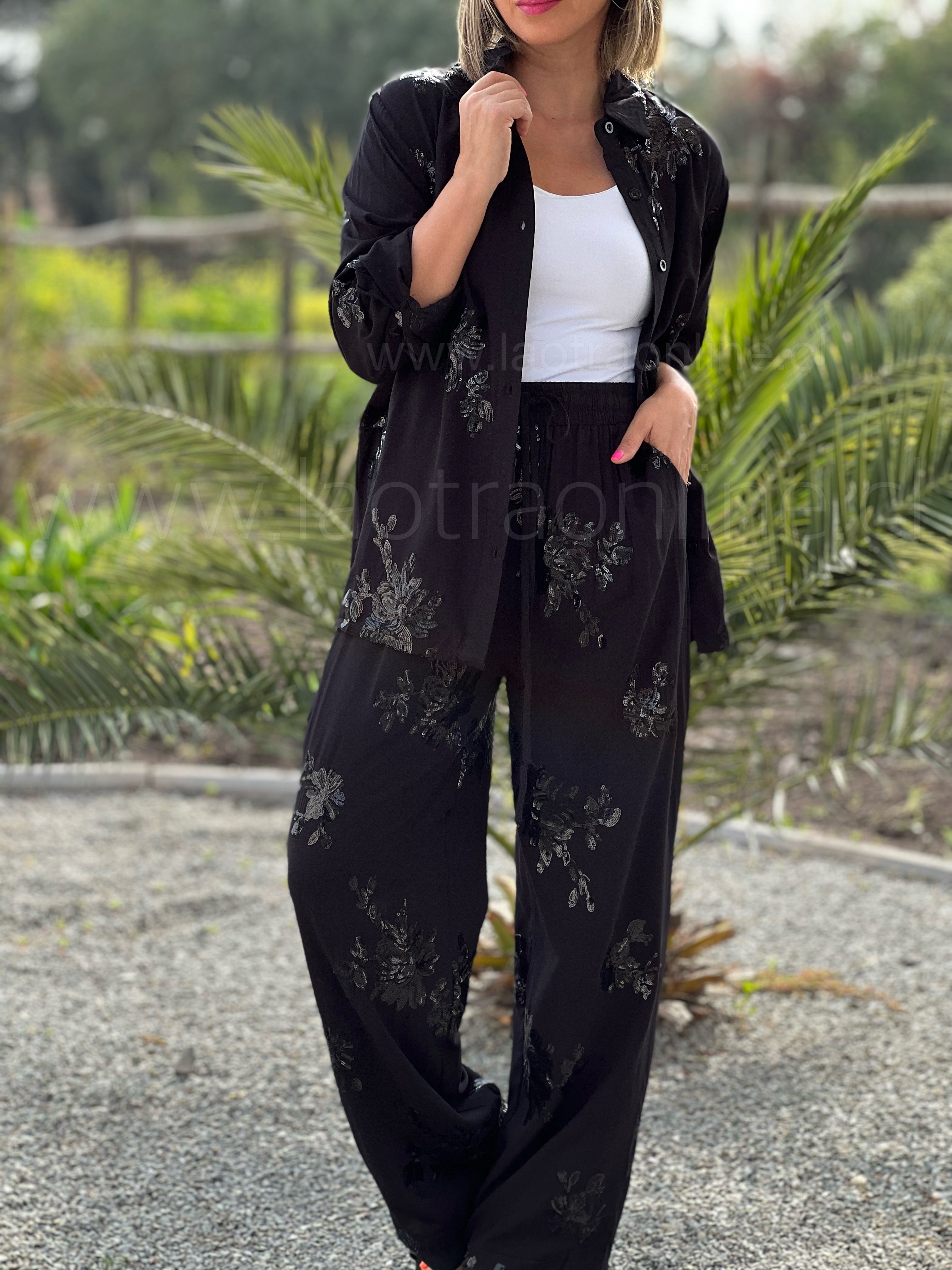 Conjunto Cleopatra negro